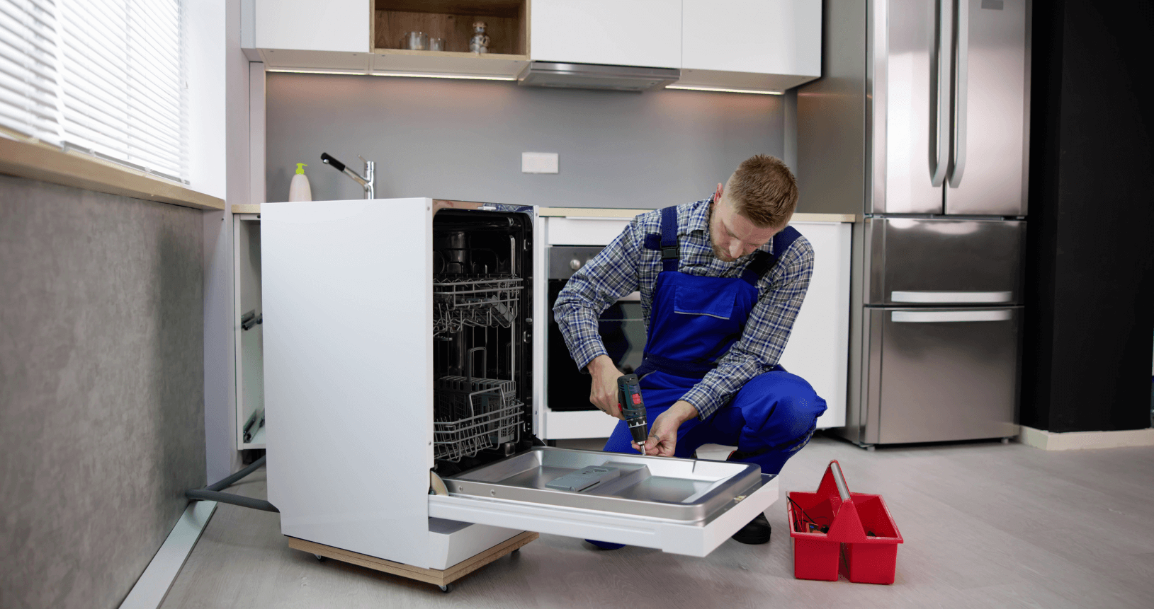 Dishwasher leak repair Dubai villa