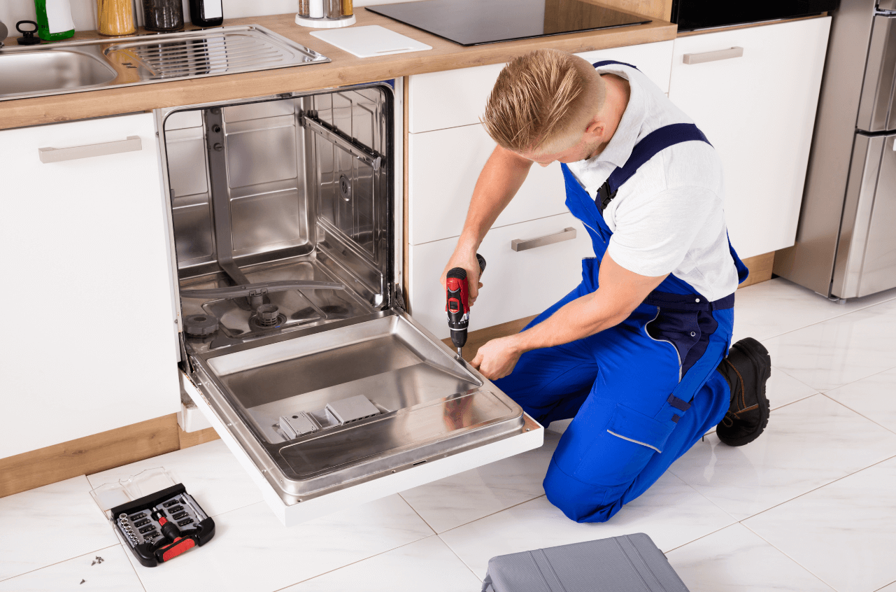 New dishwasher installation Dubai villa