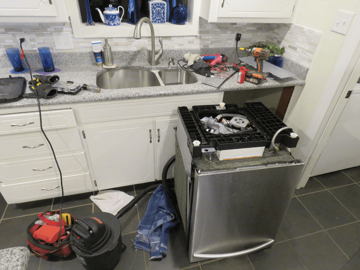 Luxury dishwasher installation Dubai penthouse